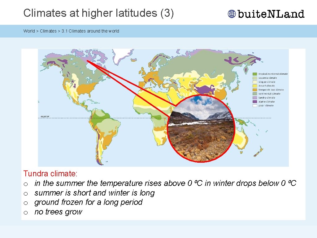 Climates at higher latitudes (3) World > Climates > 3. 1 Climates around the Climates at higher latitudes (3) World > Climates > 3. 1 Climates around the