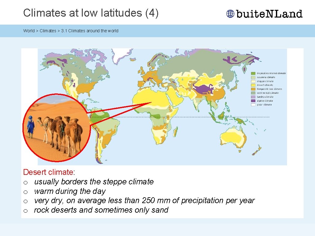 Climates at low latitudes (4) World > Climates > 3. 1 Climates around the Climates at low latitudes (4) World > Climates > 3. 1 Climates around the