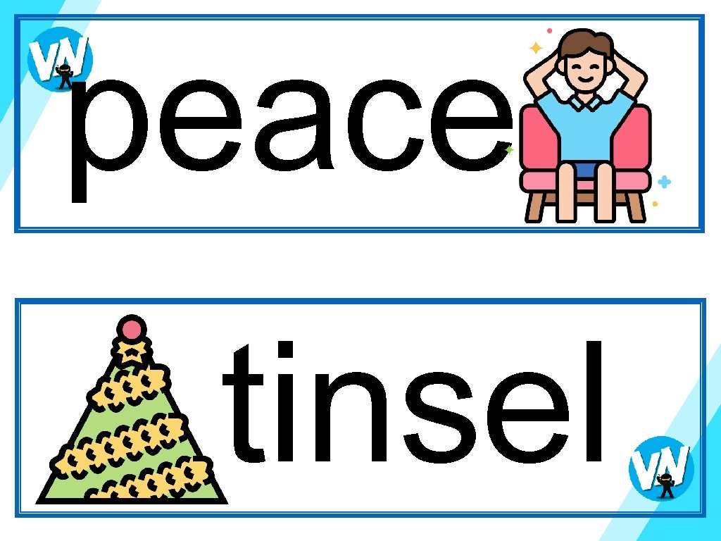 peace tinsel 