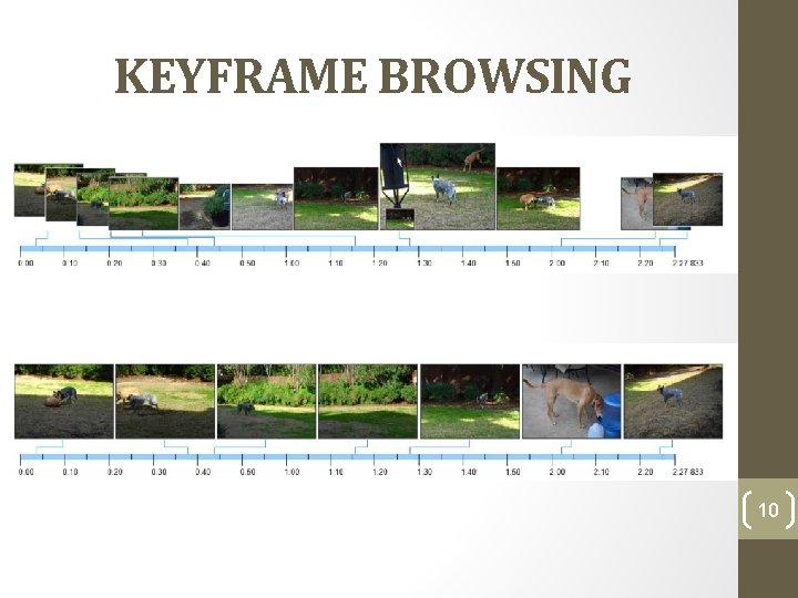 KEYFRAME BROWSING 10 