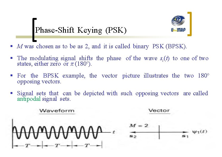 Phase-Shift Keying (PSK) § M was chosen as to be as 2, and it