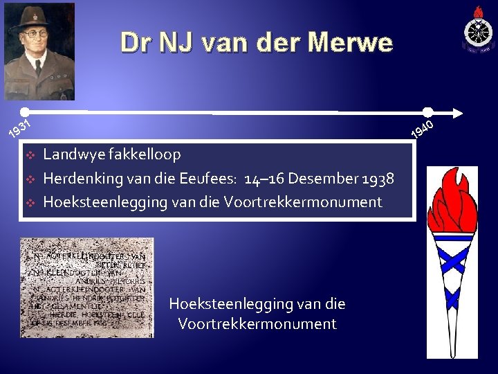 Dr NJ van der Merwe 1 0 3 19 v v v 4 19