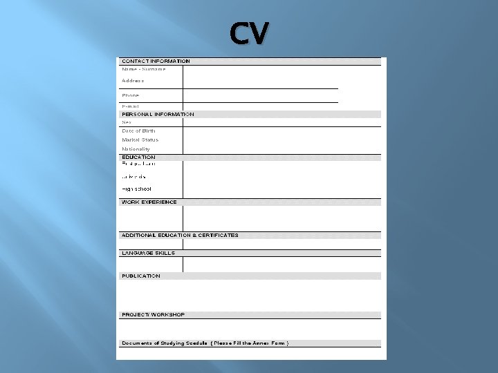 CV 