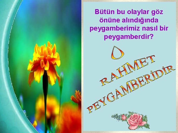 Bütün bu olaylar göz önüne alındığında peygamberimiz nasıl bir peygamberdir? 