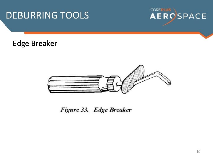 DEBURRING TOOLS Edge Breaker 15 