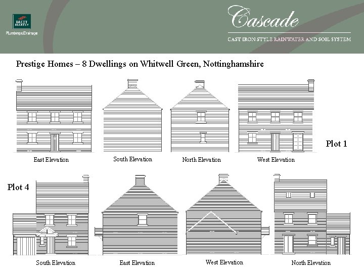 Prestige Homes – 8 Dwellings on Whitwell Green, Nottinghamshire Plot 1 East Elevation South