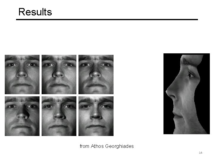 Results from Athos Georghiades 14 