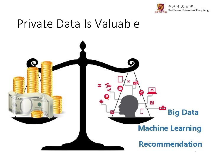Private Data Is Valuable Big Data Machine Learning Recommendation 2 