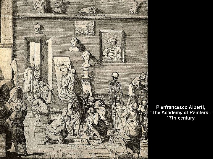 Pierfrancesco Alberti, “The Academy of Painters, ” 17 th century 