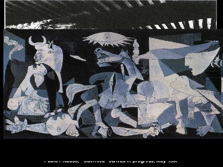 Pablo Picasso, “Guernica” canvas in progress, May 1937 
