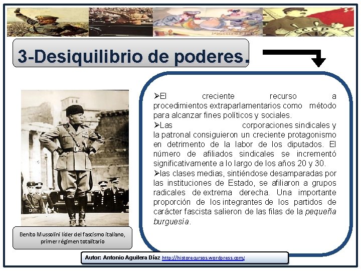 3 -Desiquilibrio de poderes. ØEl creciente recurso a procedimientos extraparlamentarios como método para alcanzar 3 -Desiquilibrio de poderes. ØEl creciente recurso a procedimientos extraparlamentarios como método para alcanzar