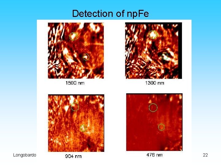 Detection of np. Fe Longobardo A. 2 th Young Meeting Researcher, Rome 22 