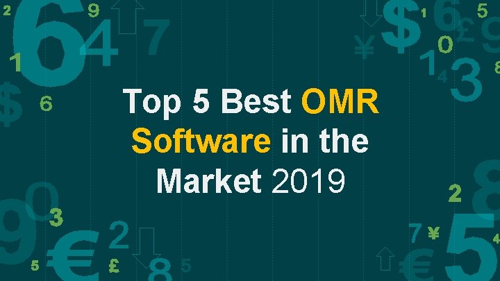 Top 5 Best OMR Software in the Market