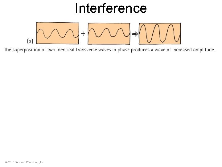 Interference © 2010 Pearson Education, Inc. 