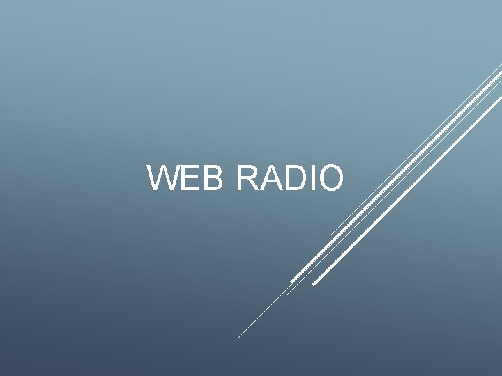 WEB RADIO 