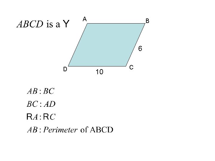 A B 6 D 10 C 