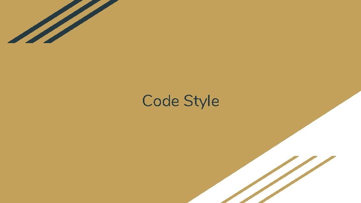 Code Style 