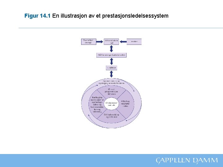 Figur 14. 1 En illustrasjon av et prestasjonsledelsessystem 