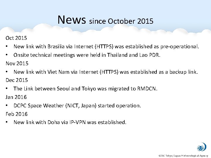News since October 2015 Oct 2015 • New link with Brasilia via Internet (HTTPS) News since October 2015 Oct 2015 • New link with Brasilia via Internet (HTTPS)