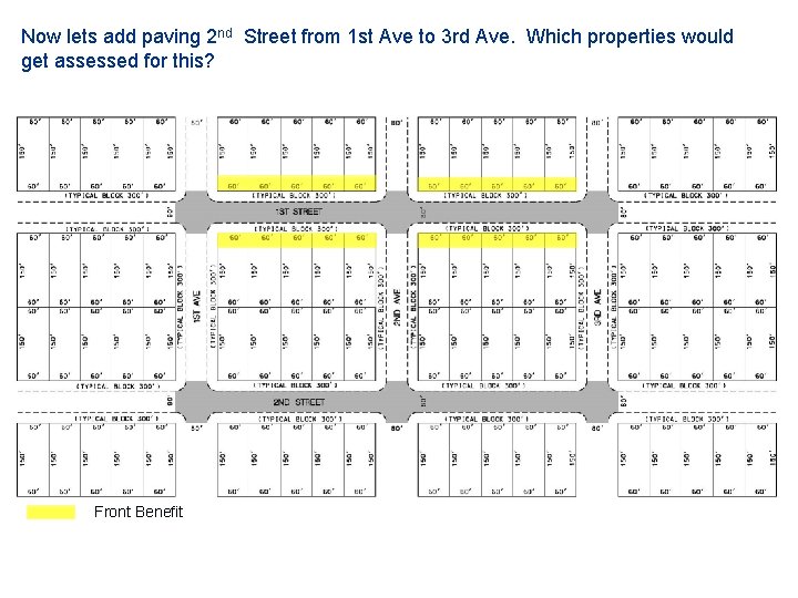 Now lets add paving 2 nd Street from 1 st Ave to 3 rd