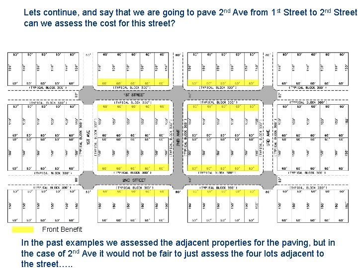 Lets continue, and say that we are going to pave 2 nd Ave from