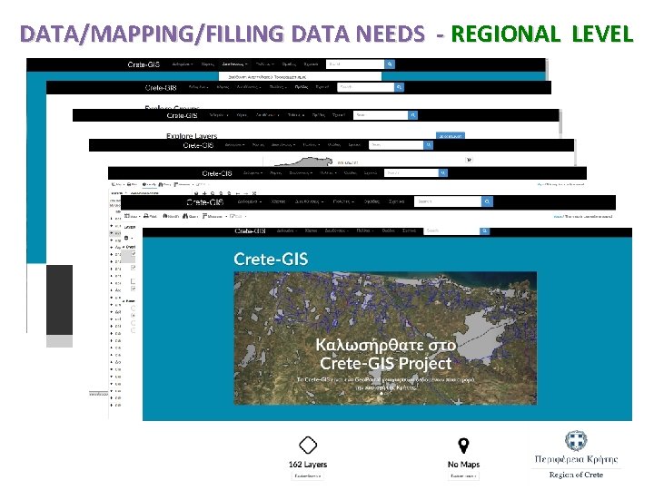 DATA/MAPPING/FILLING DATA NEEDS - REGIONAL LEVEL DATA/MAPPING/FILLING DATA NEEDS - REGIONAL LEVEL