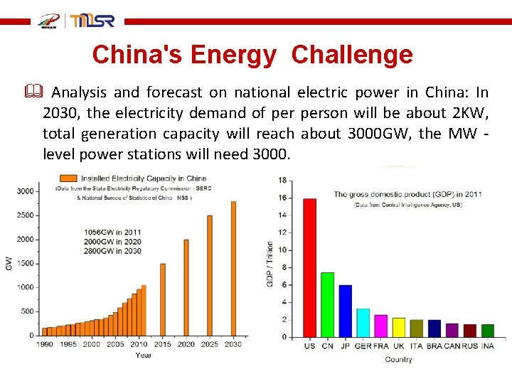China's Energy Challenge Analysis and forecast on national electric power in China: In 2030,