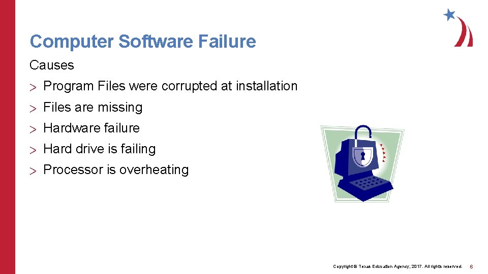 Computer Software Failure Causes > Program Files were corrupted at installation > Files are