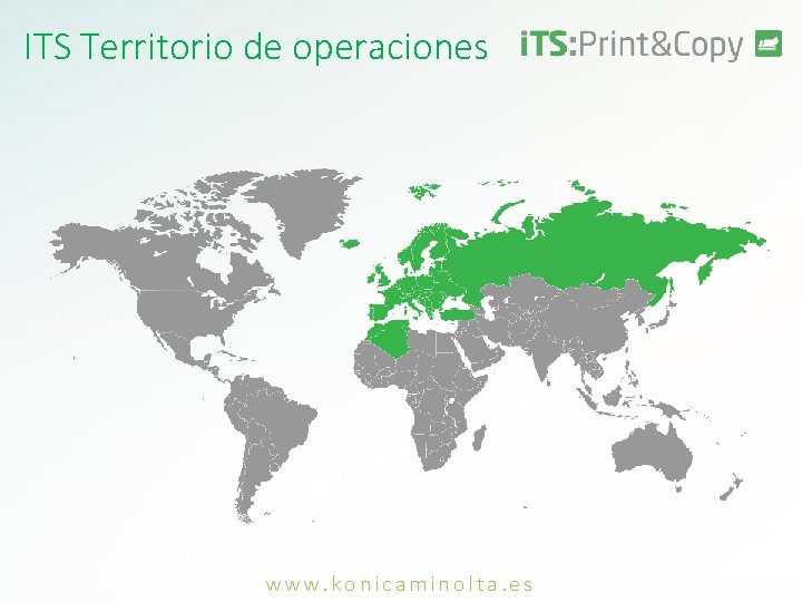 ITS Territorio de operaciones www. konicaminolta. es 