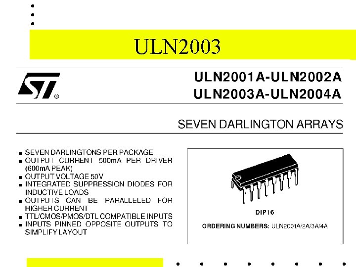 ULN 2003 ULN 2003