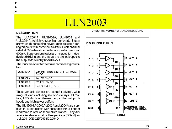 ULN 2003 ULN 2003