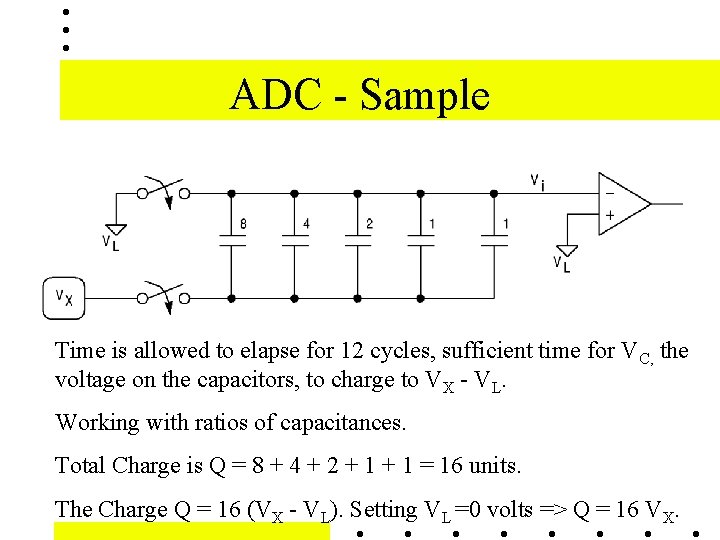 ADC - Sample Time is allowed to elapse for 12 cycles, sufficient time for ADC - Sample Time is allowed to elapse for 12 cycles, sufficient time for