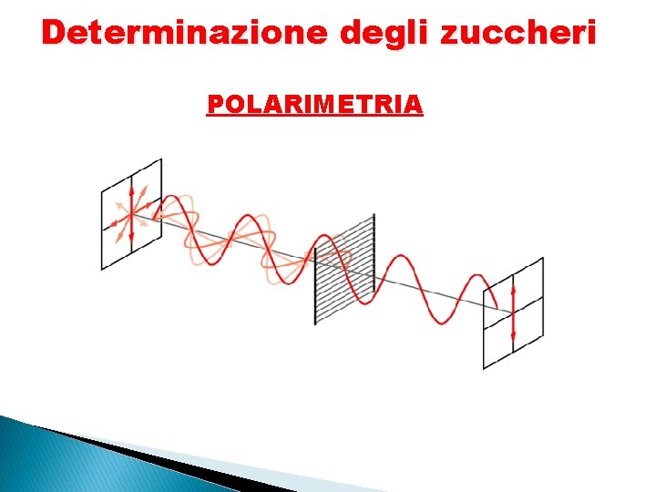 Determinazione degli zuccheri POLARIMETRIA 