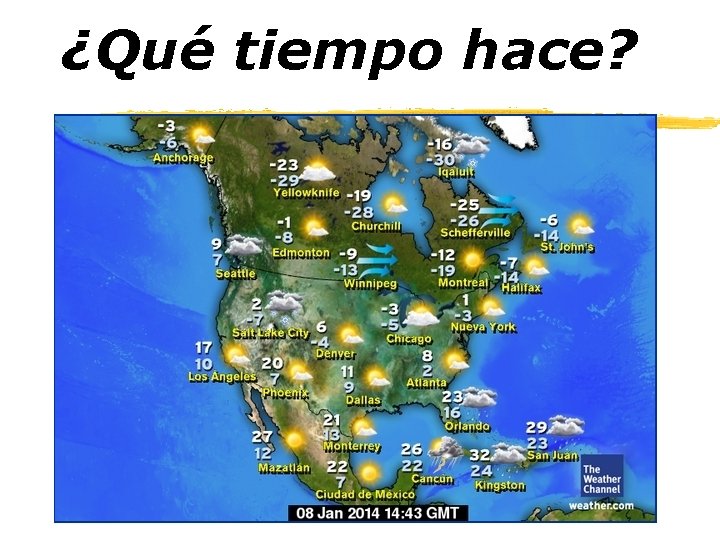 ¿Qué tiempo hace? 