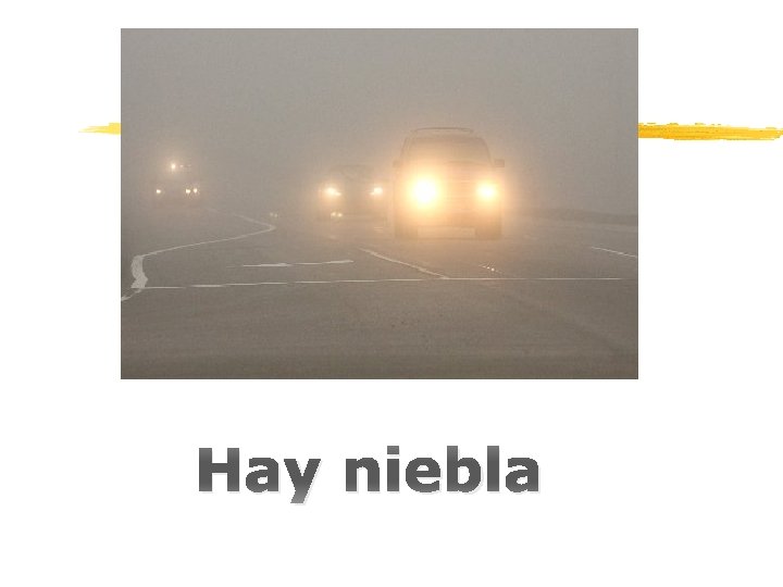 Hay niebla 