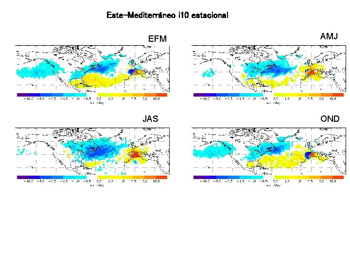 Este-Mediterráneo i 10 estacional EFM JAS AMJ OND 