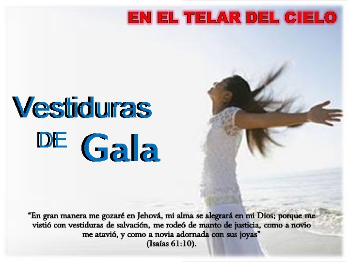 Vestiduras DE DE Gala 