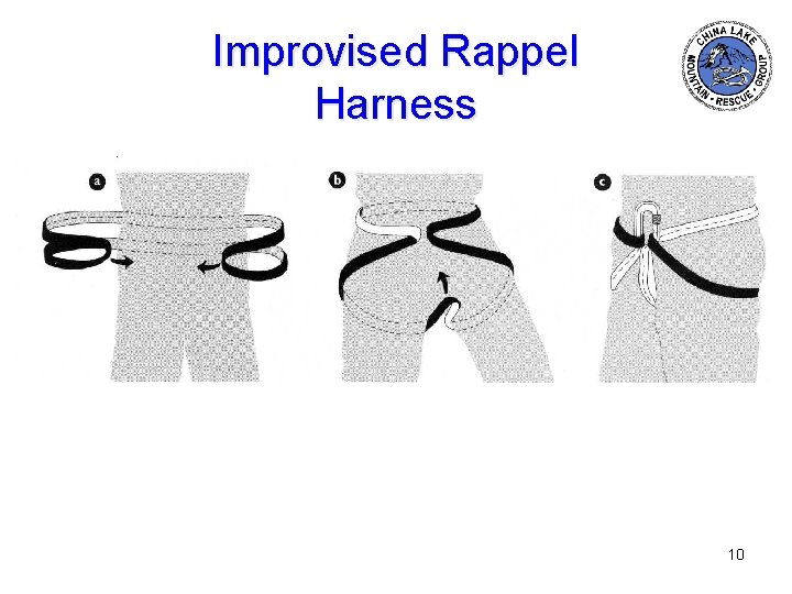 Improvised Rappel Harness 10 