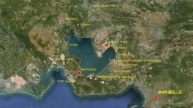 SALON de PROVENCE MIRAMAS St CHAMAS BERRE L’étang ISTRES ROGNAC VITROLLES FOS sur MER