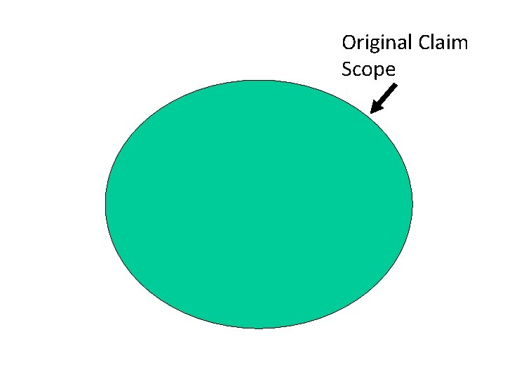 Original Claim Scope 