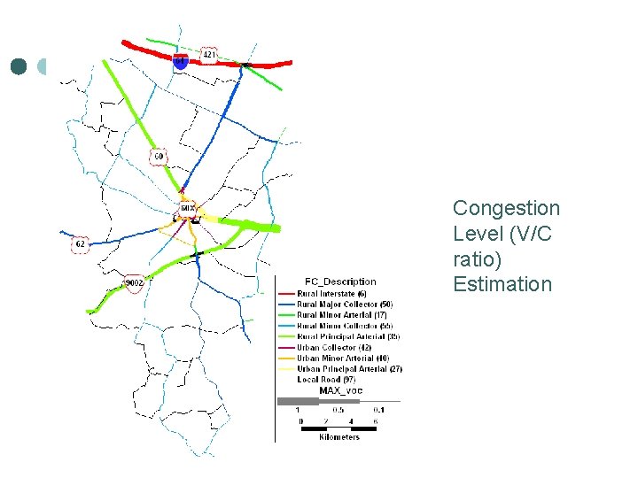 Congestion Level (V/C ratio) Estimation 