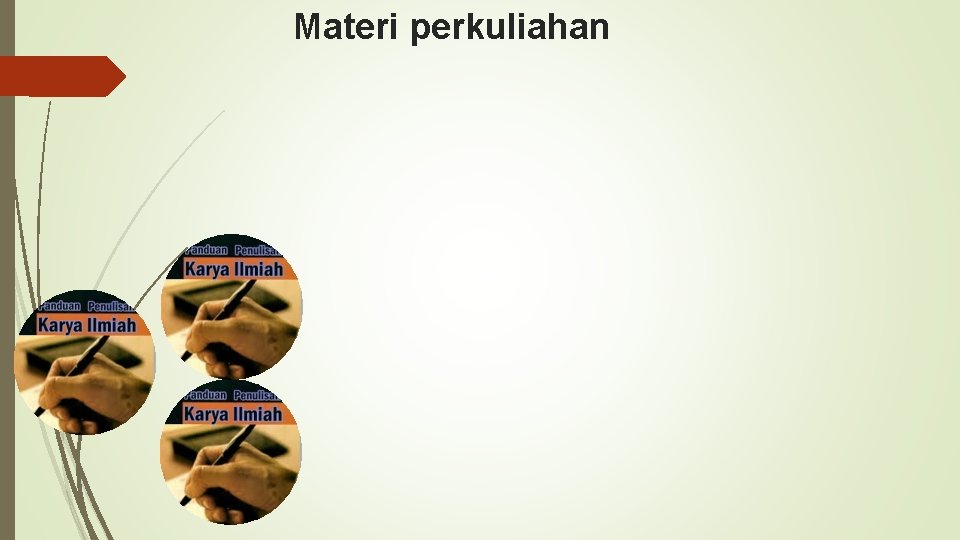 Materi perkuliahan 