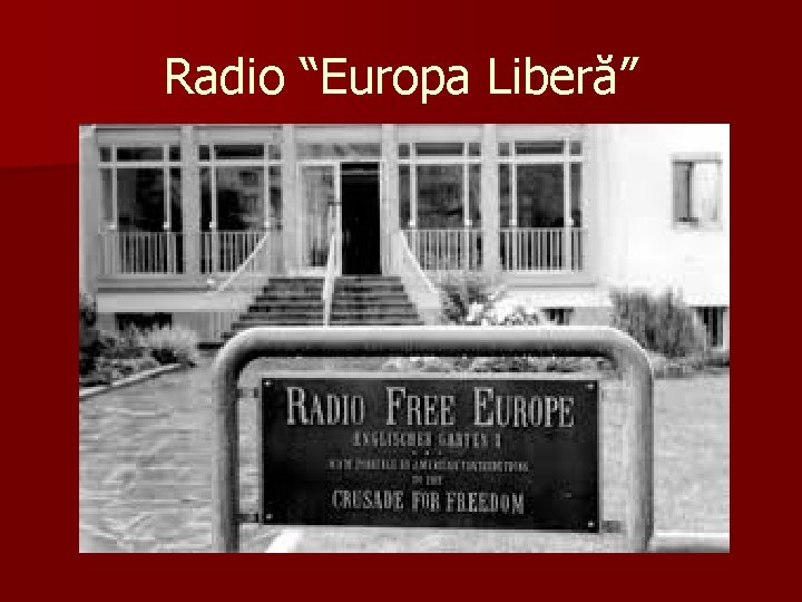 Radio “Europa Liberă” 
