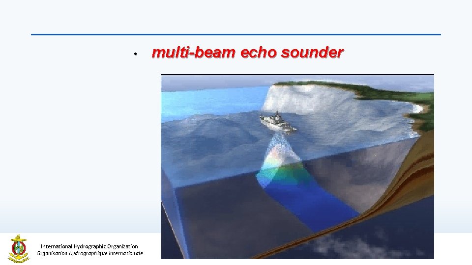  • International Hydrographic Organization Organisation Hydrographique Internationale multi-beam echo sounder 