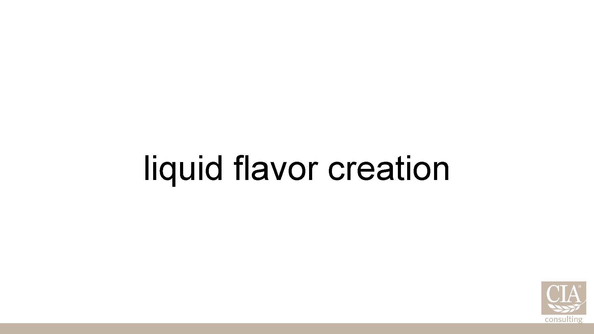 liquid flavor creation 