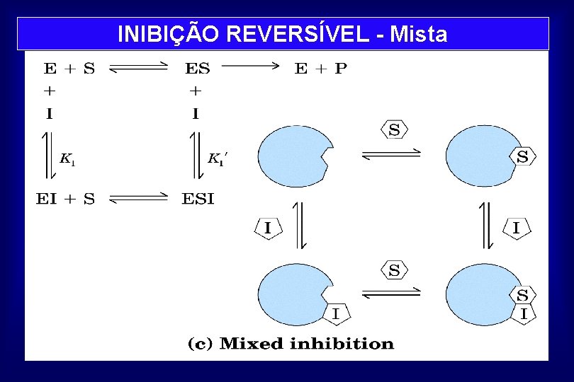INIBIÇÃO REVERSÍVEL - Mista 