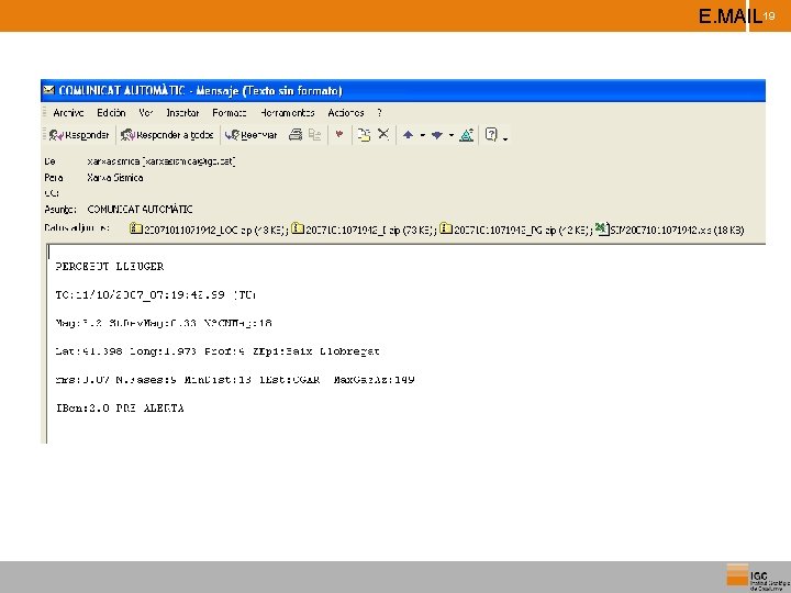 E. MAIL 19 