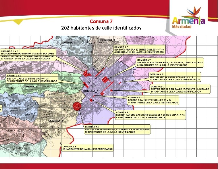 Comuna 7 202 habitantes de calle identificados 