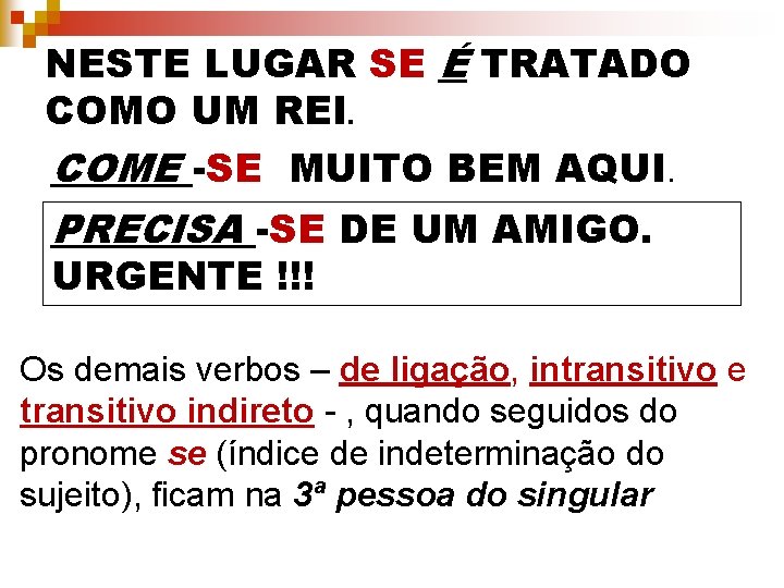 NESTE LUGAR SE É TRATADO COMO UM REI. COME -SE MUITO BEM AQUI. PRECISA