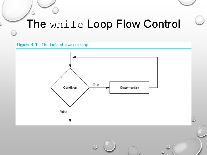 The while Loop Flow Control 